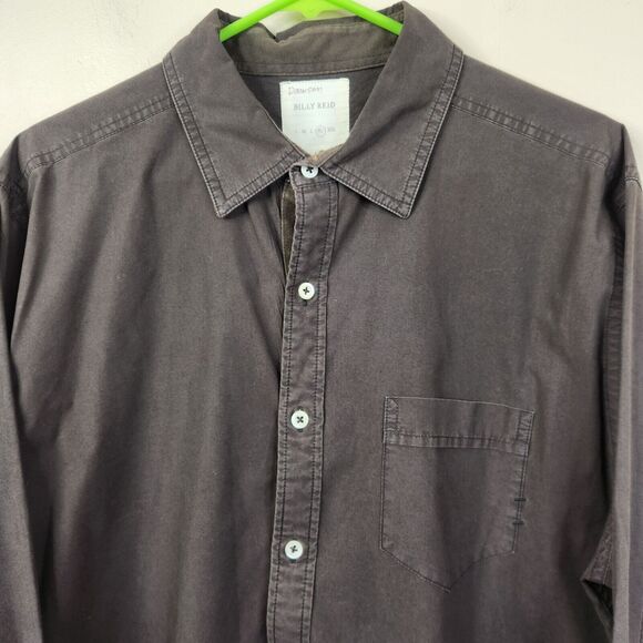 Billy Reid Long Sleeve Cotton Button Down Shirt XL - Picture 3 of 10
